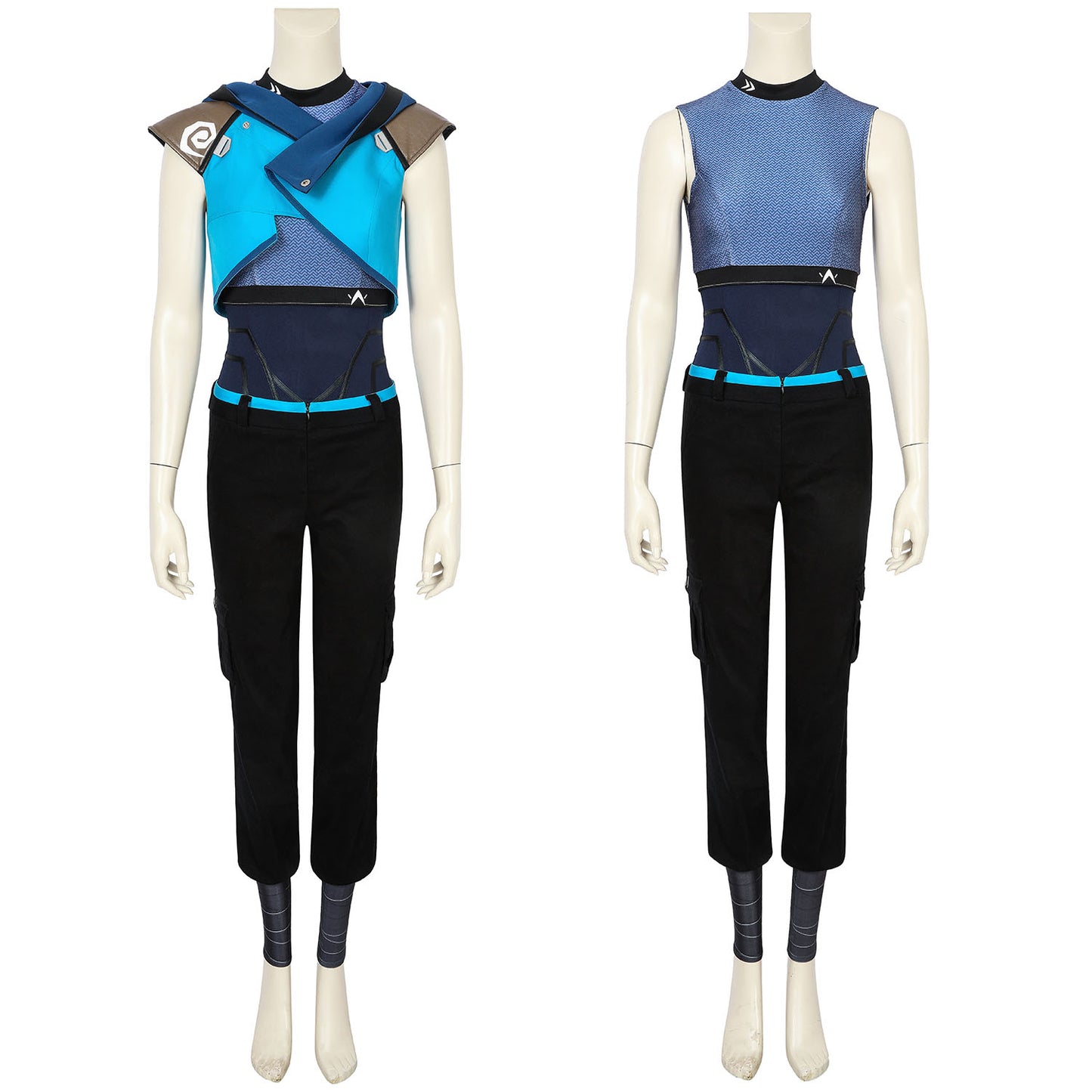 Valorant Jett Outfit Female Fullset Cosplay Costumes