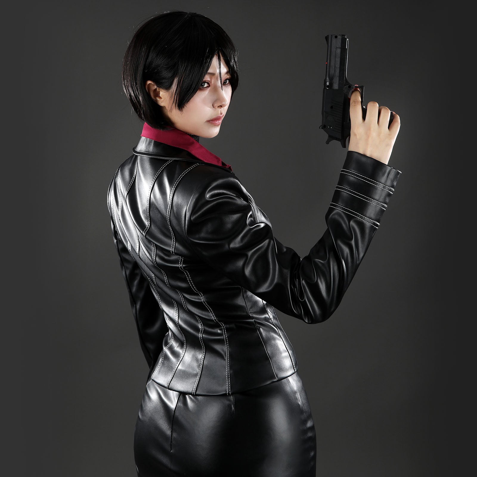 Resident Evil: Damnation Ada Wong Fullset Leather Cosplay Costumes