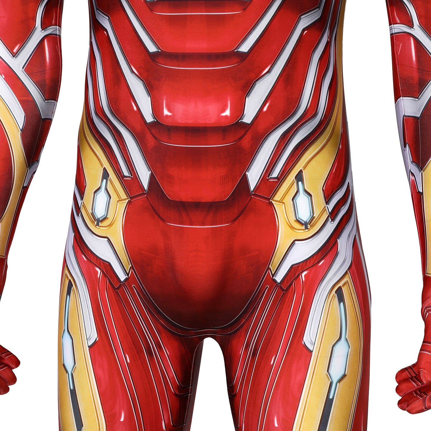 Avengers Iron Man Tony Stark Nanotech suit Male Jumpsuit Cosplay Costumes