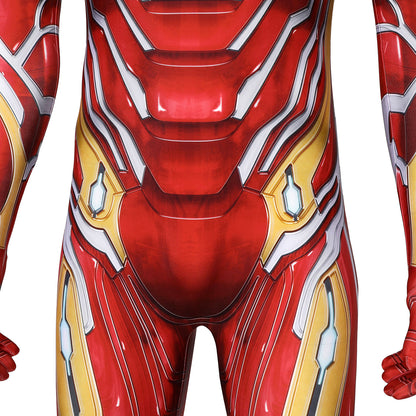 Avengers Iron Man Tony Stark Nanotech suit Male Jumpsuit Cosplay Costumes