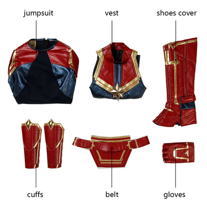 Captain Marvel Carol Danvers Top Level Female Cosplay Costumes