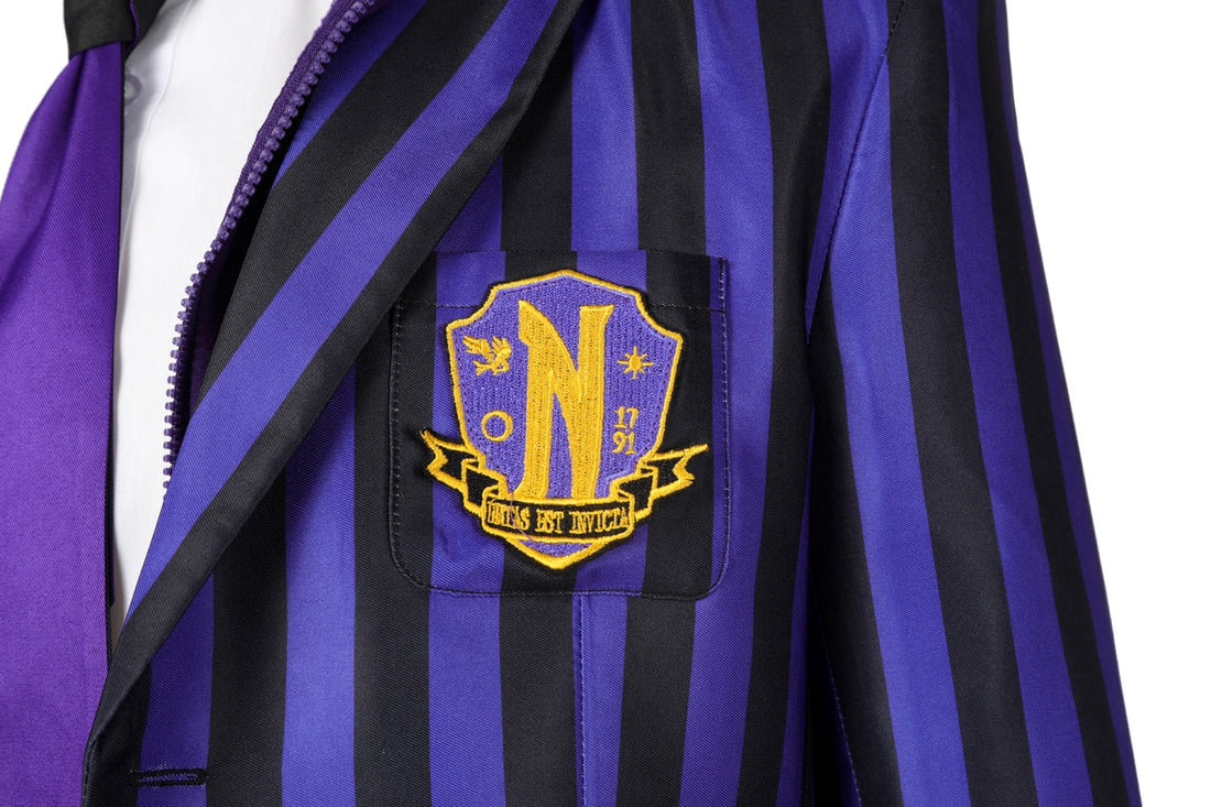 Wednesday 2 The Addams Family Xavier Thorpe Ajax Petropolus Nevermore Academy Uniform Cosplay Costume