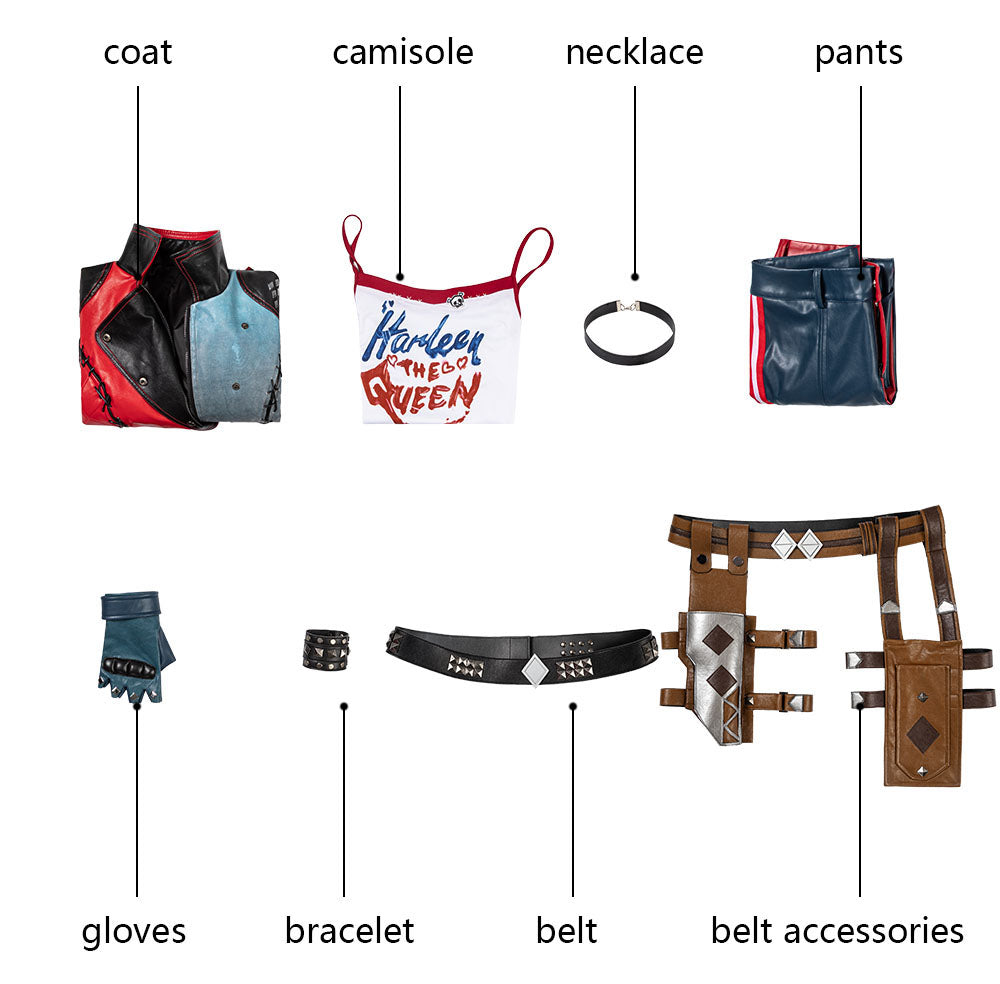 The Suicide Squad Kill the Justice League Harley Quinn Cosplay Costumes