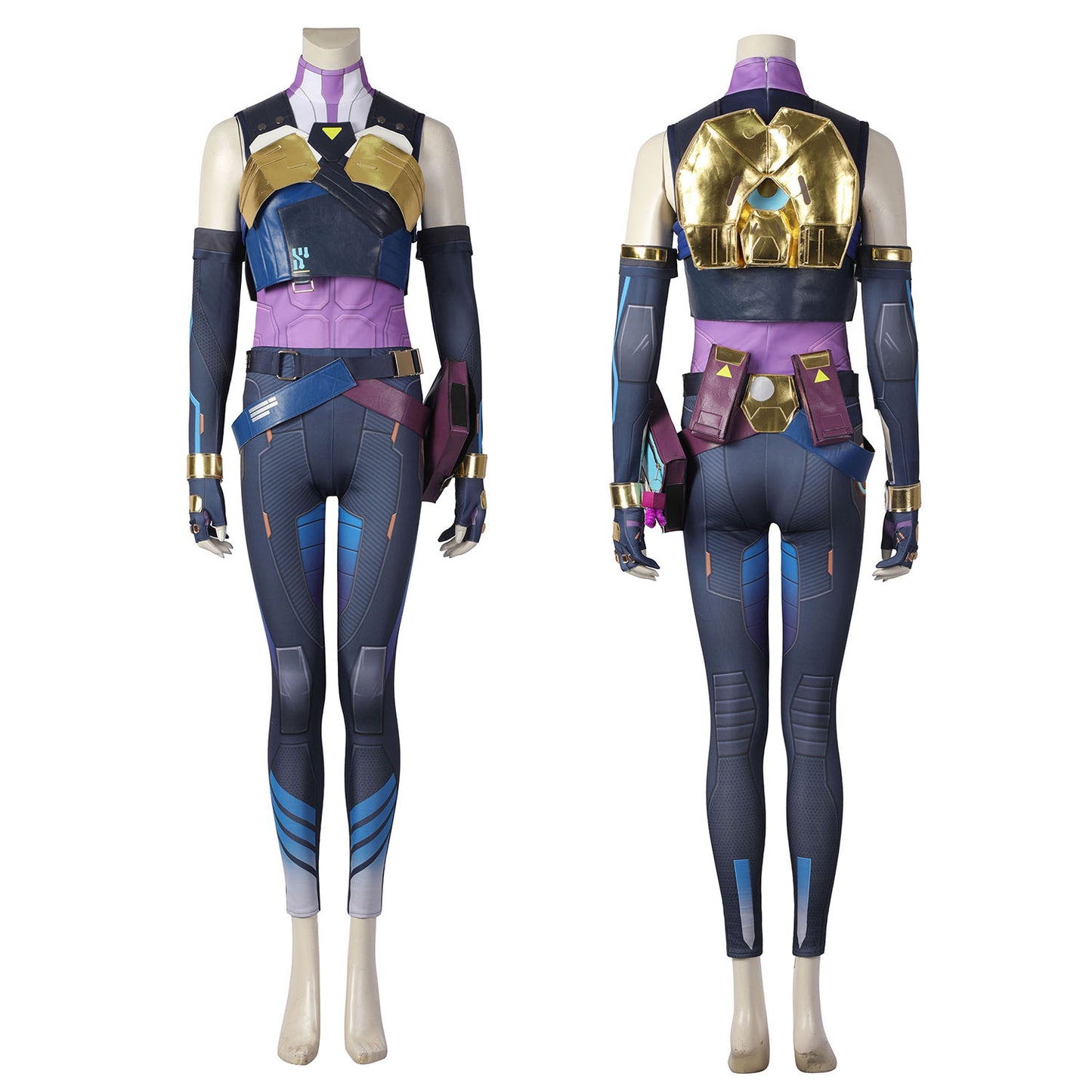 Valorant Neon Outfit Female Fullset Cosplay Costumes