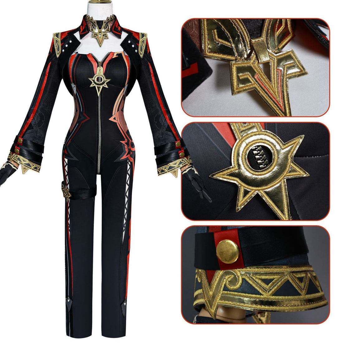 Genshin Impact Pyro Archon Mavuika The Seven Gods Cosplay Costumes