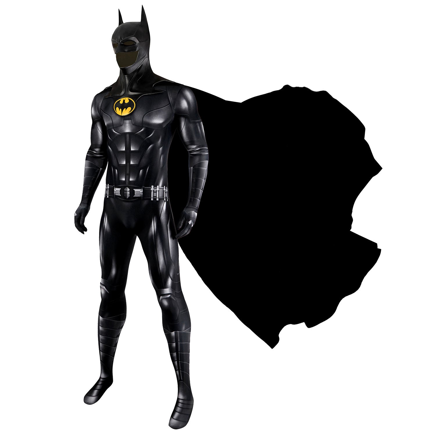 The Flash Batman Bruce Wayne Michael Keaton Male Jumpsuit Cosplay Costumes