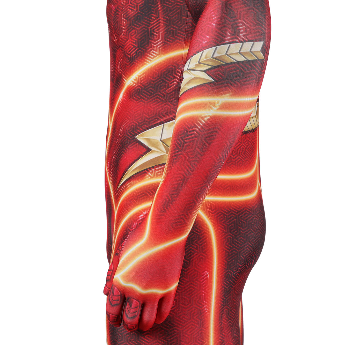 Flashpoint The Flash Barry Allen Male Jumpsuit with Mask Cosplay Costumes