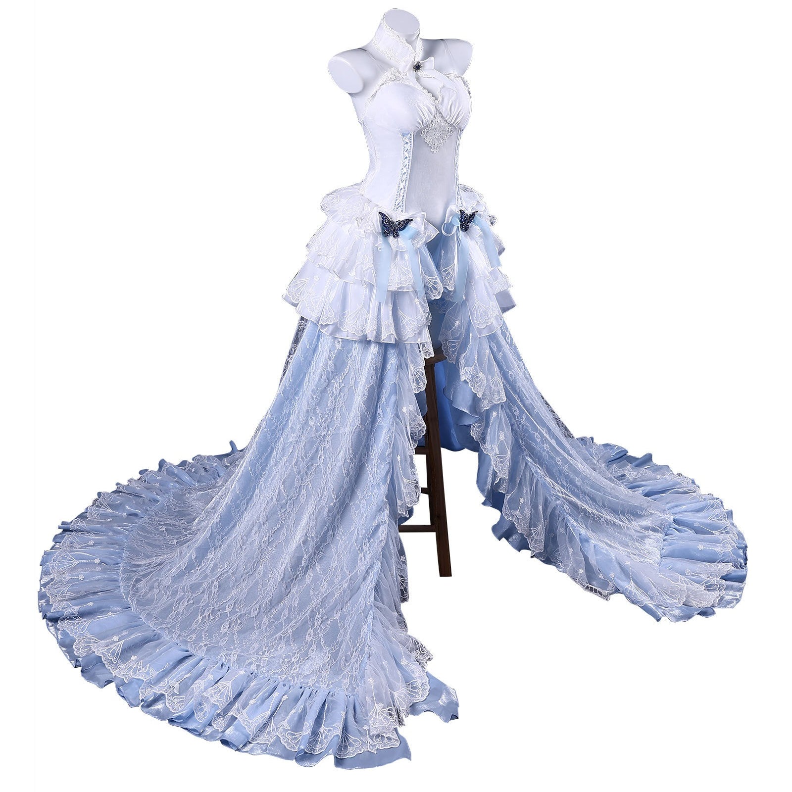 Azur Lane Cheshire White Seaside Melody Wedding Dress Cosplay Costumes