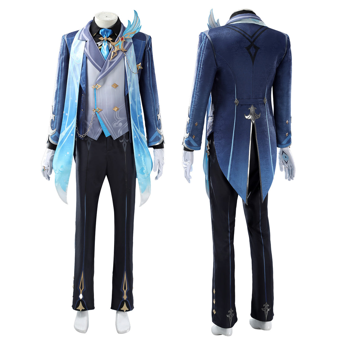 Genshin Impact Neuvillette Lantern Rite Melusent Gift Cosplay Costumes