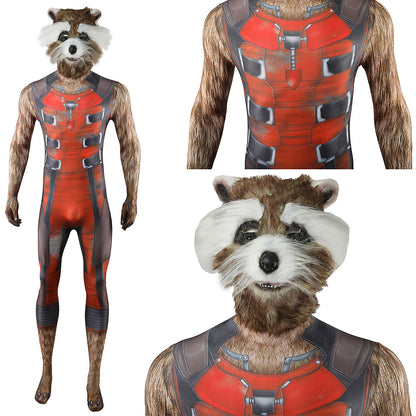 Guardians of the Galaxy Vol.3 Rocket Raccoon Jumpduit Cosplay Costume