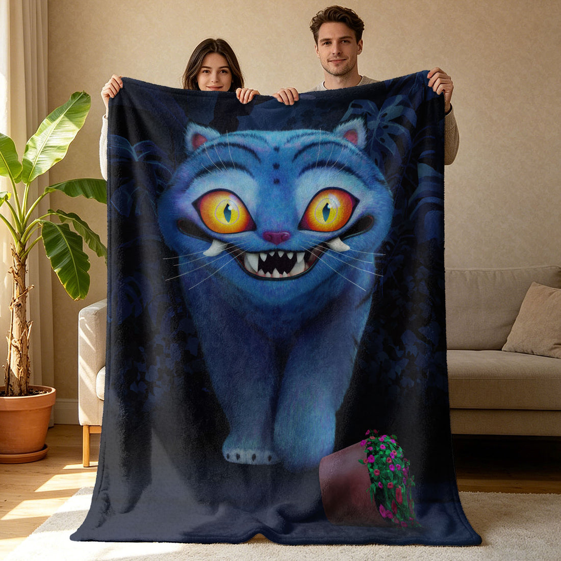 Kpop Demon Hunters Huntrix Saja Boys Inspired Blanket Cozy Flannel Throw Blanket