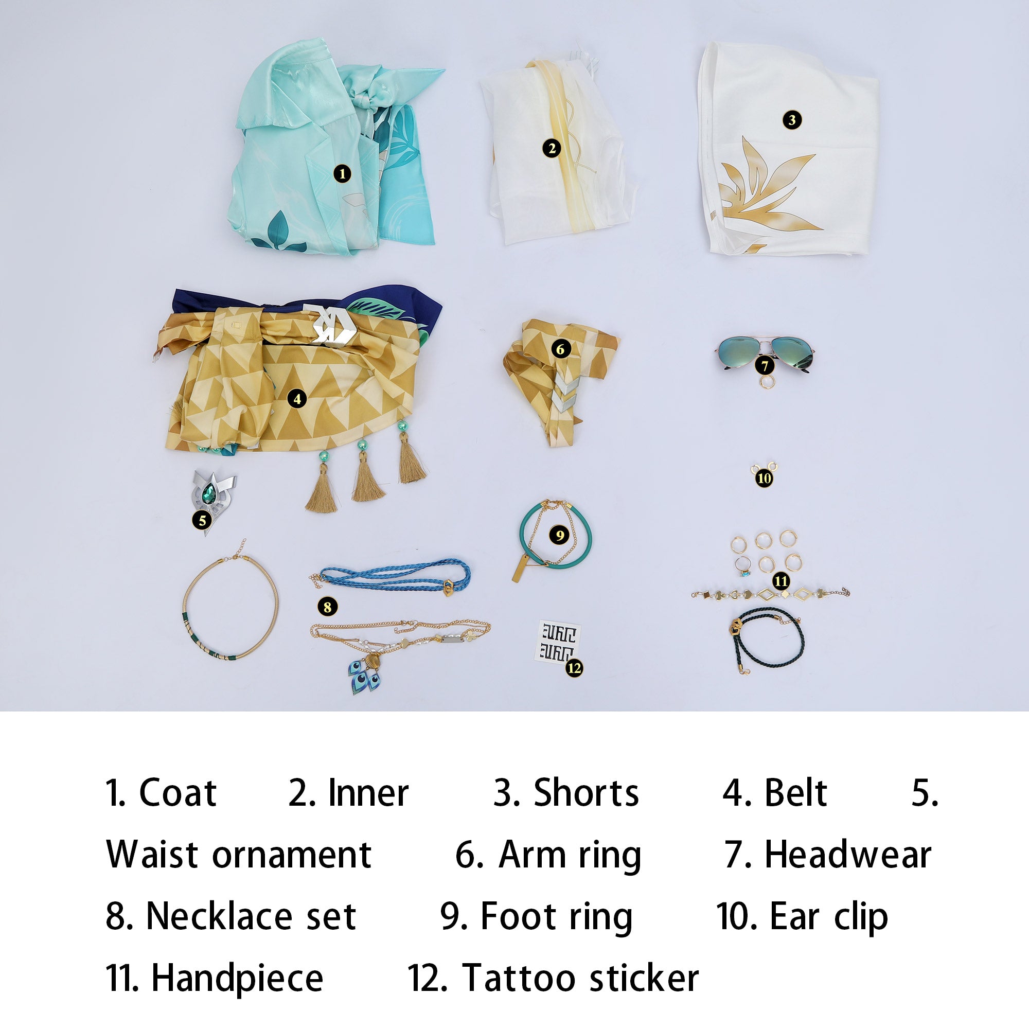 Honkai: Star Rail Aventurine Waveflair Cosplay Costumes Men's Themed Carnival Outfits