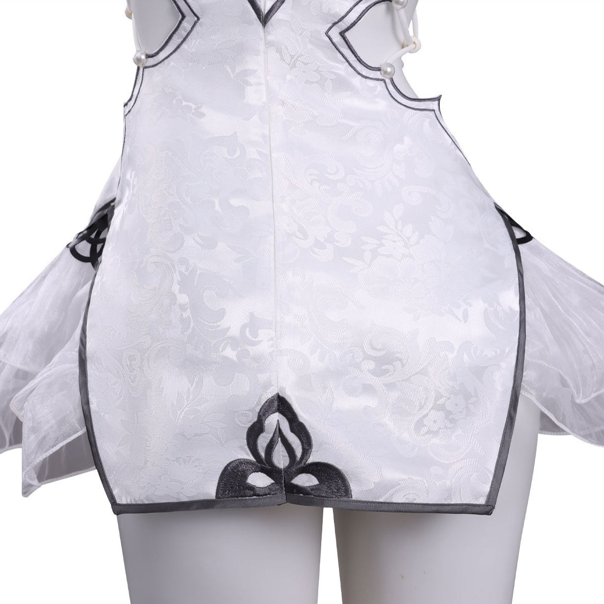 Naraka: Bladepoint Ziping Yin White Cheongsam Cosplay Costumes