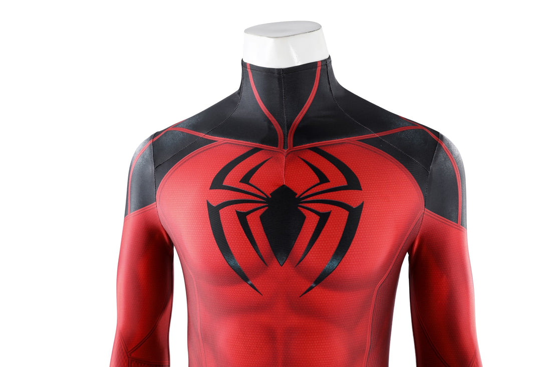 Spider-Man Scarlet Spider Cosplay Costumes Halloween Red Jumpsuit for Themed Party Outfit