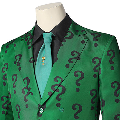 The Batman 1966 TV Riddler Edward Nygma Male Fullset Cosplay Costumes