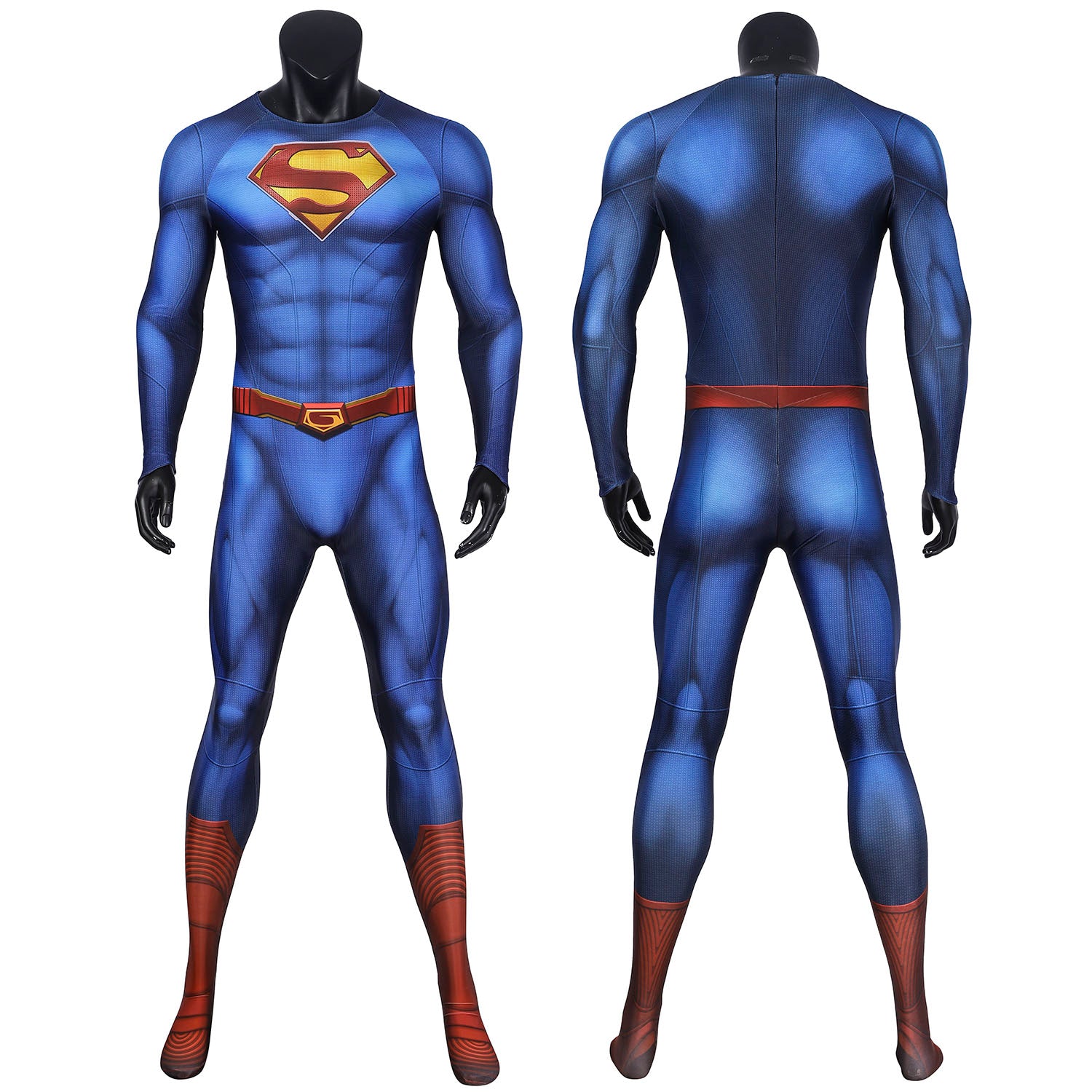 Superman and Lois Clark Kent Male Jumpsuit Cosplay Costumes