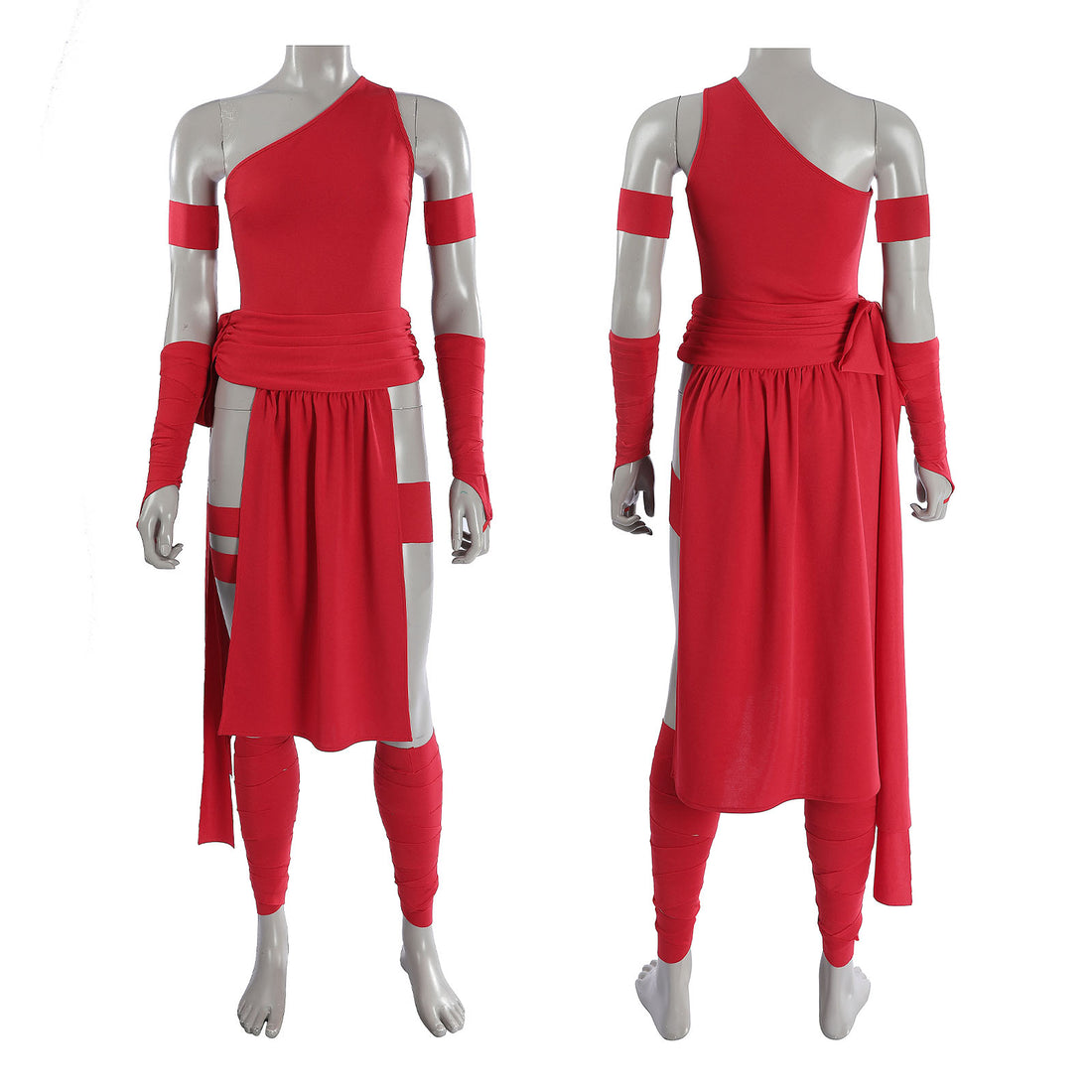 Daredevil Elektra Comic Edition Red Suits Cosplay Costumes Women Themed Party Outfits