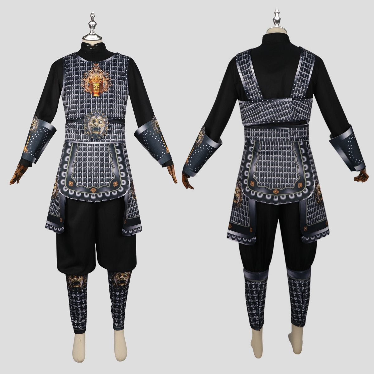 Black Myth Wukong Erlang God Yang Jian Full Set Cosplay Costumes