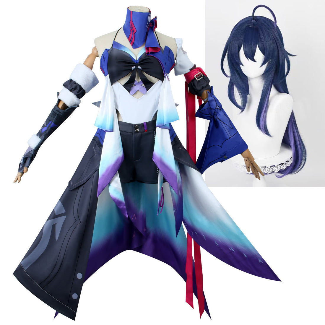 Game Honkai: Star Rail Seele Fullset and Wig Cosplay Costumes