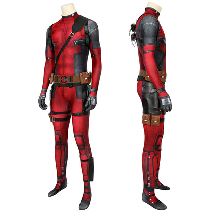 X-men Deadpool Wade Winston Male Jumpsuit Full Set Cosplay Costumes