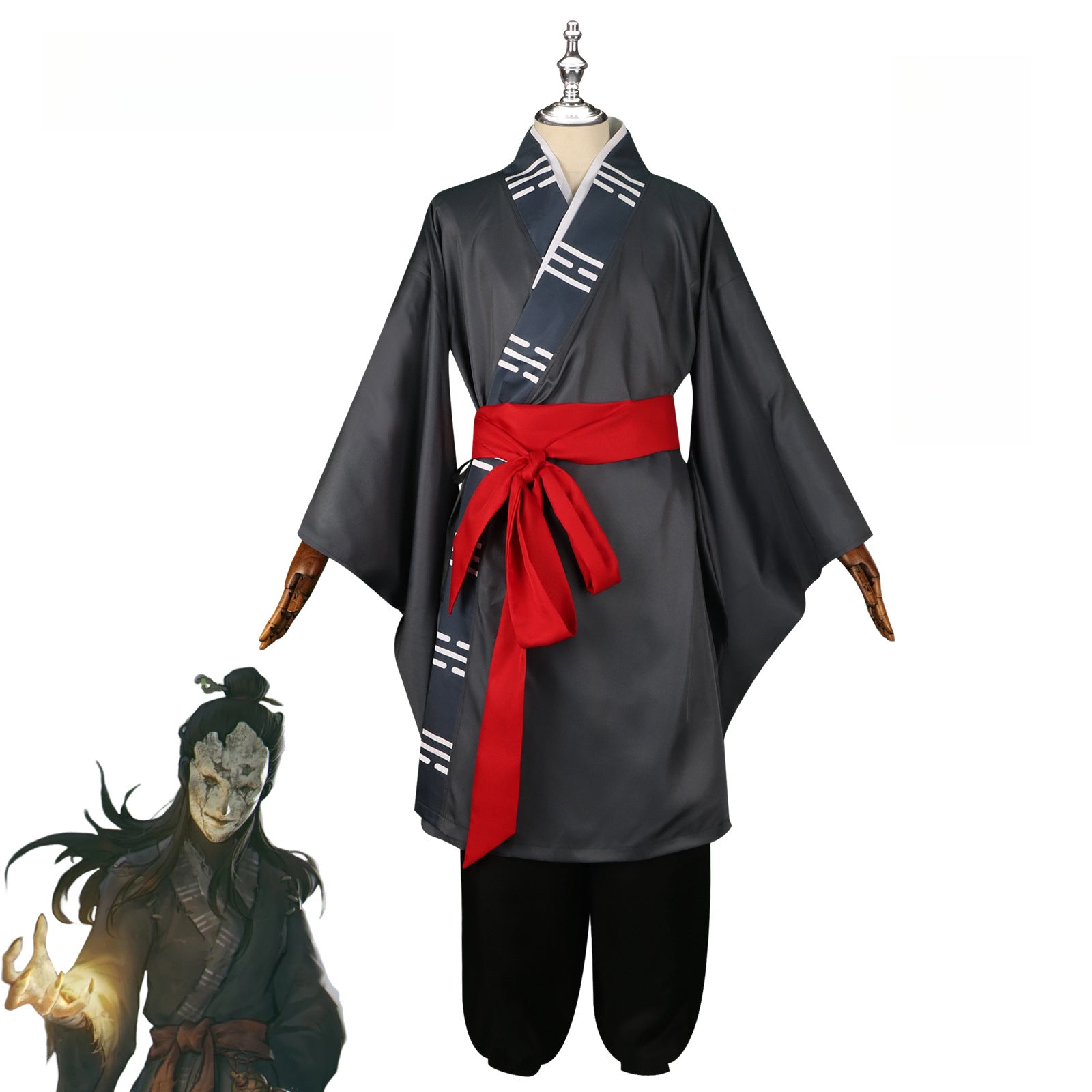Black Myth Wukong MIDAOREN Robe Full Set Cosplay Costumes