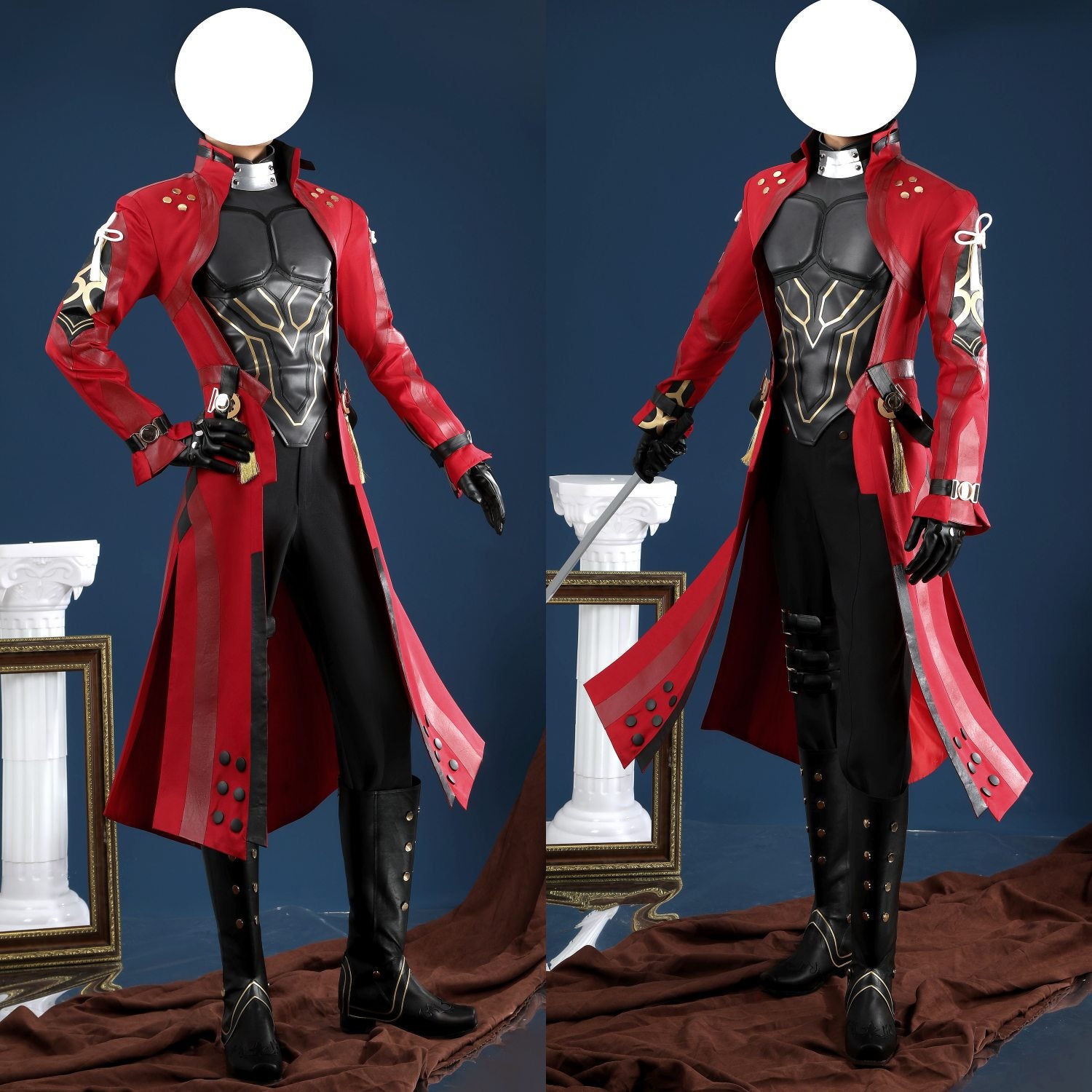 Honkai: Star Rail X Fate Archer Red A Full Set Cosplay Costumes