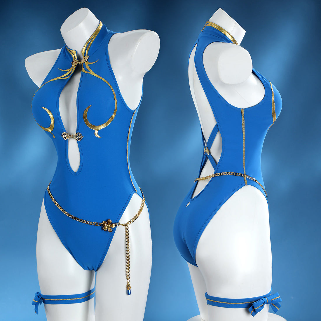 Game Street Fighter 6 Chun Li Woman Swimsuit Cosplay Costumes