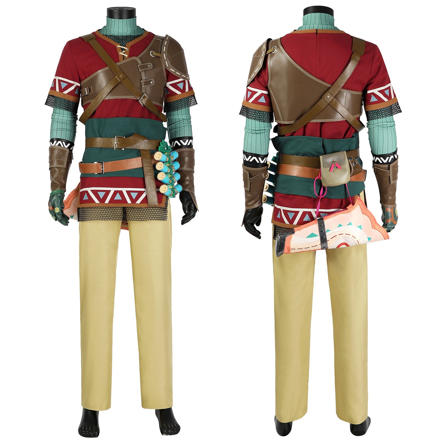 The Legend of Zelda Tears of the Kingdom Link Hylian Tunic Costumes