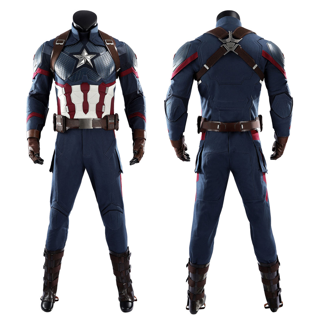 Avengers: Endgame Captain America Steve Rogers Pro Cosplay Costumes