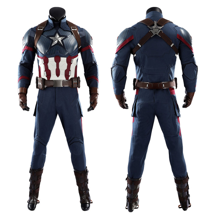 Avengers: Endgame Captain America Steve Rogers Pro Cosplay Costumes