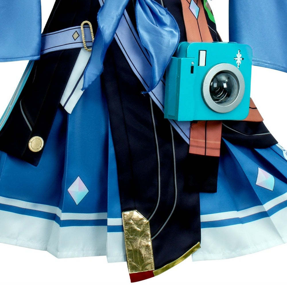 Game Honkai: Star Rail March 7th Fullset with Camera Cosplay Costumes