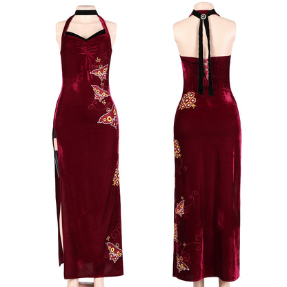 Resident Evil 4 Ada Wong Cheongsam Cosplay Costumes