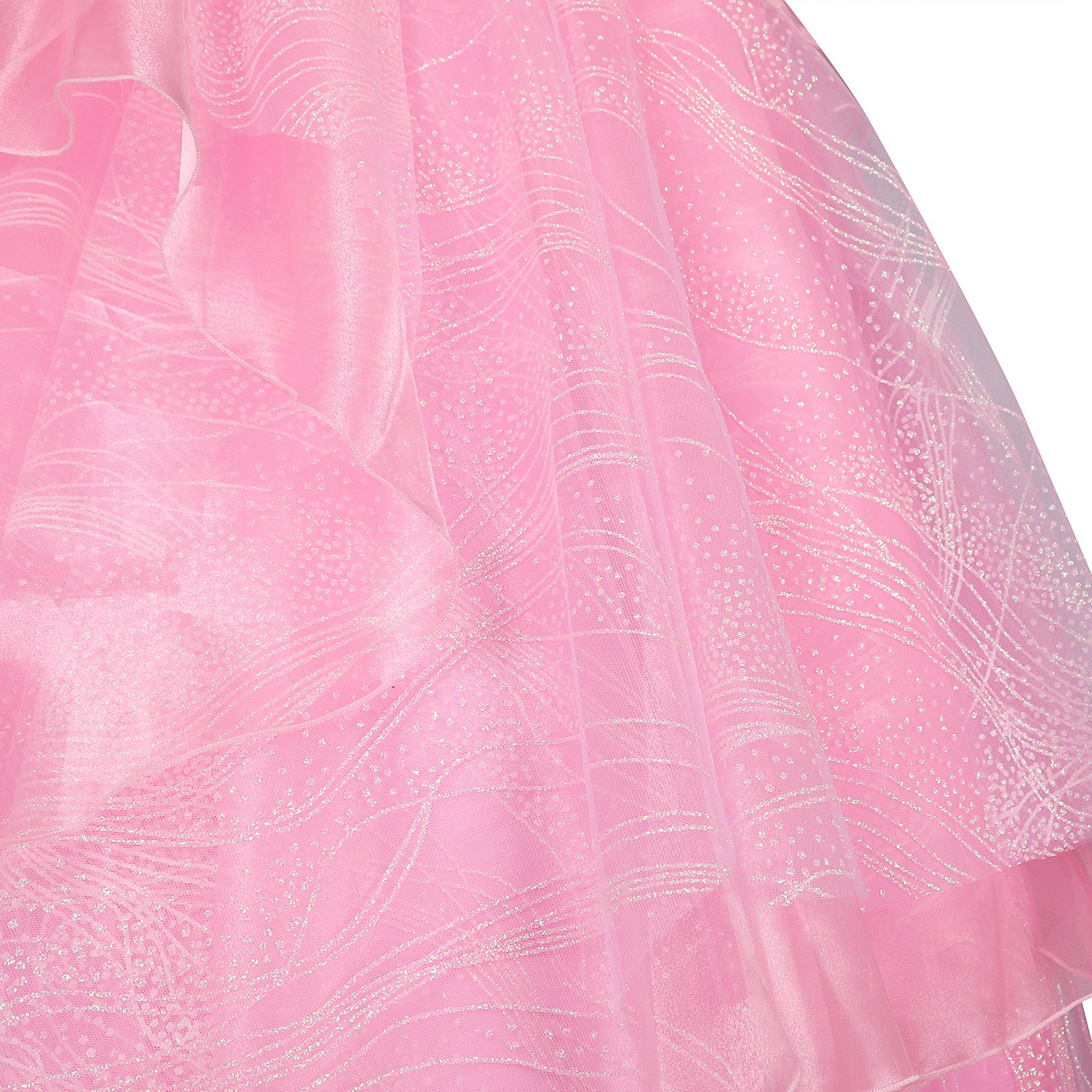 Wicked Part One Galinda Female Dress with Crown Cosplay Costumes
