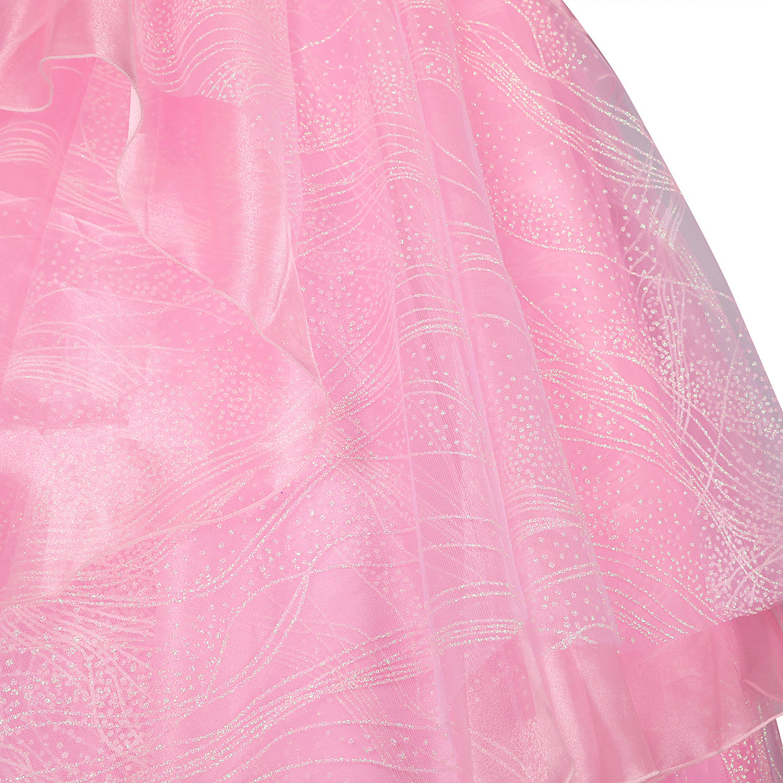 Wicked Part One Galinda Female Dress with Crown Cosplay Costumes