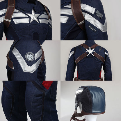 Captain America 2 The Winter Soldier Steve Rogers Male Cosplay Costumes