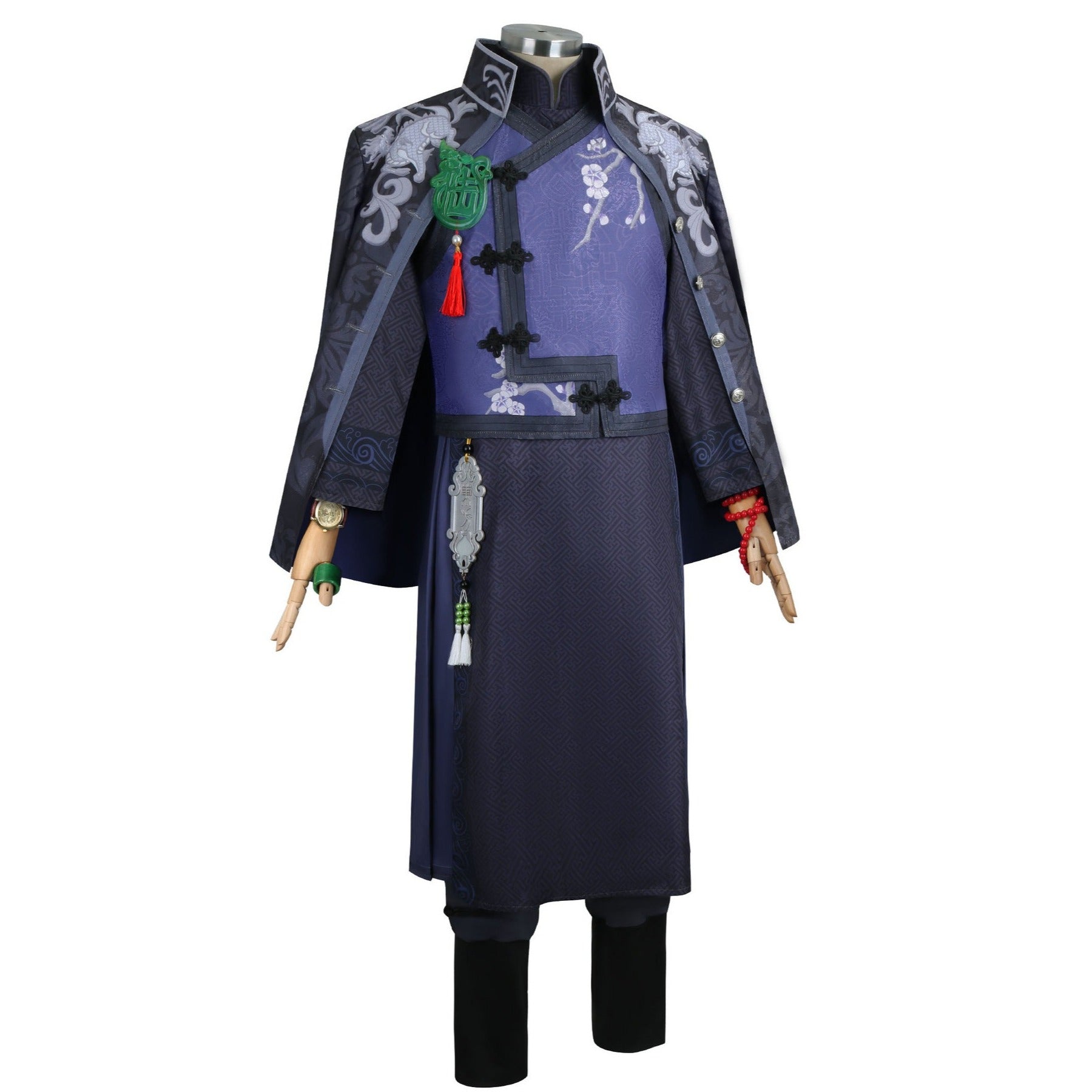 Identity V Under Truth Qilin Merchant Black White Wu Chang Cosplay Costumes