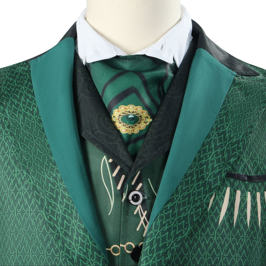 Wicked The Wonderful Wizard of Oz Green Suit Cosplay Costumes