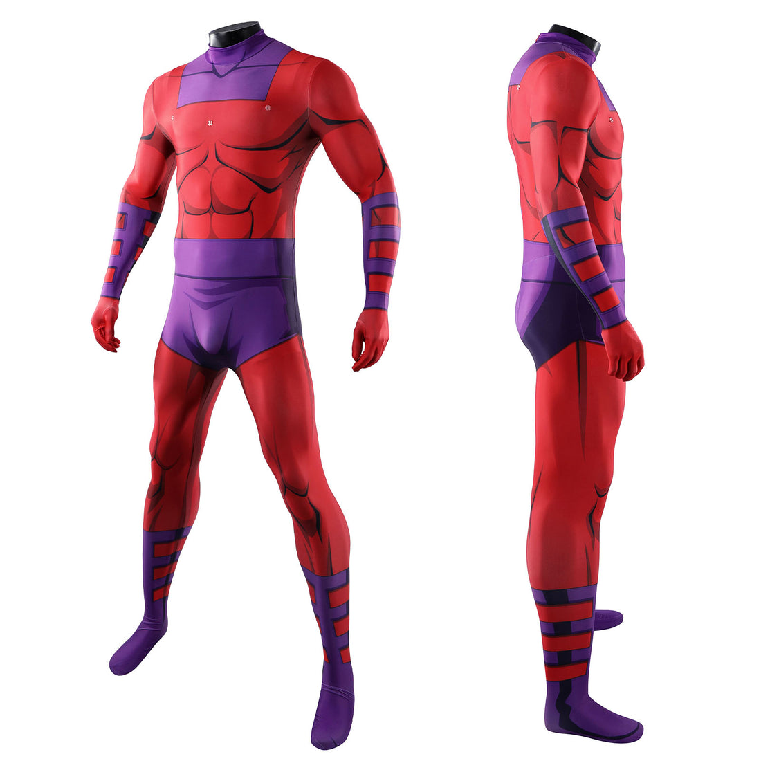 X-Men '97 Magneto Jumpsuit with Cloak Helmet Cosplay Costumes
