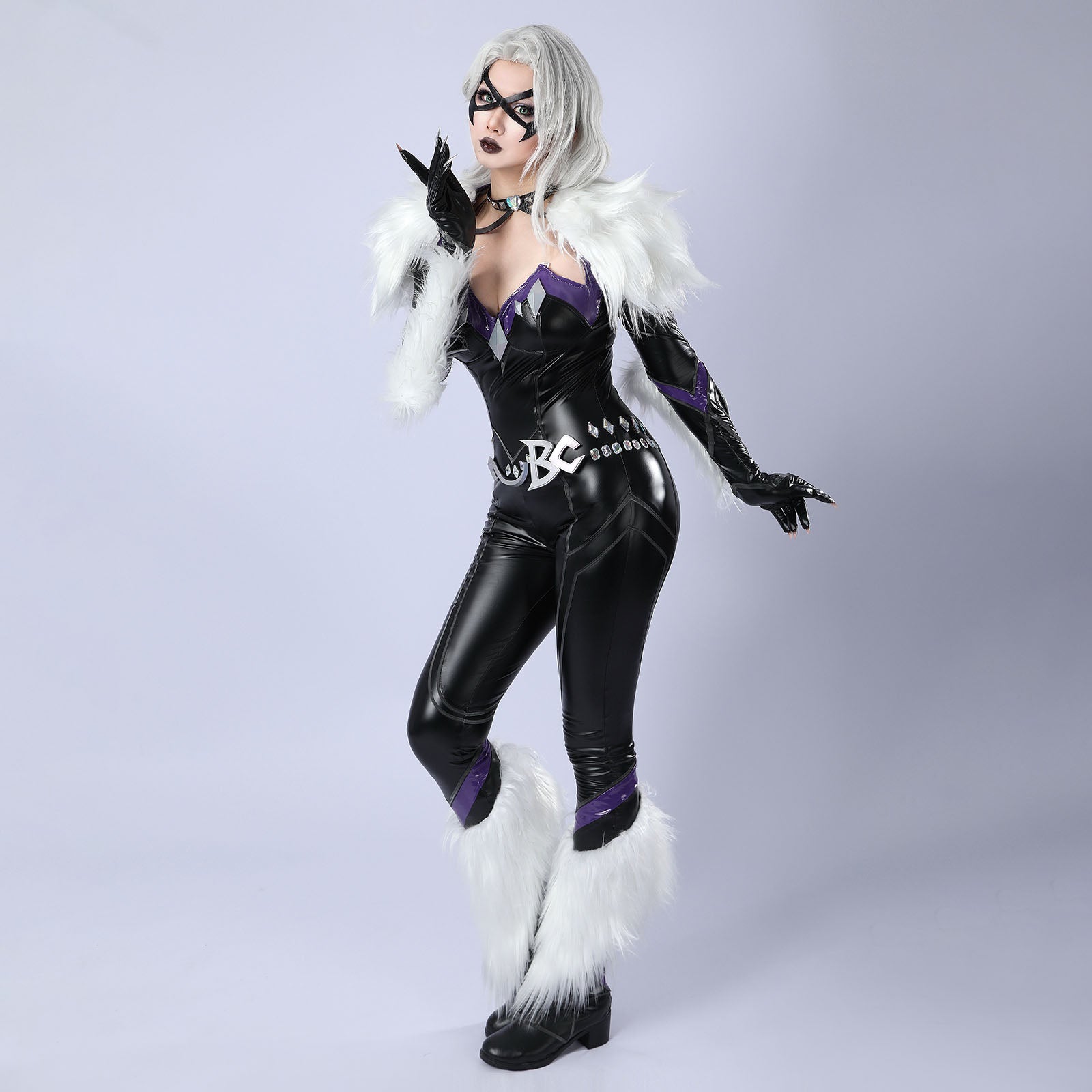 Marvel Rivals Black Cat Felicia Hardy Halloween Outfit Cosplay Costumes