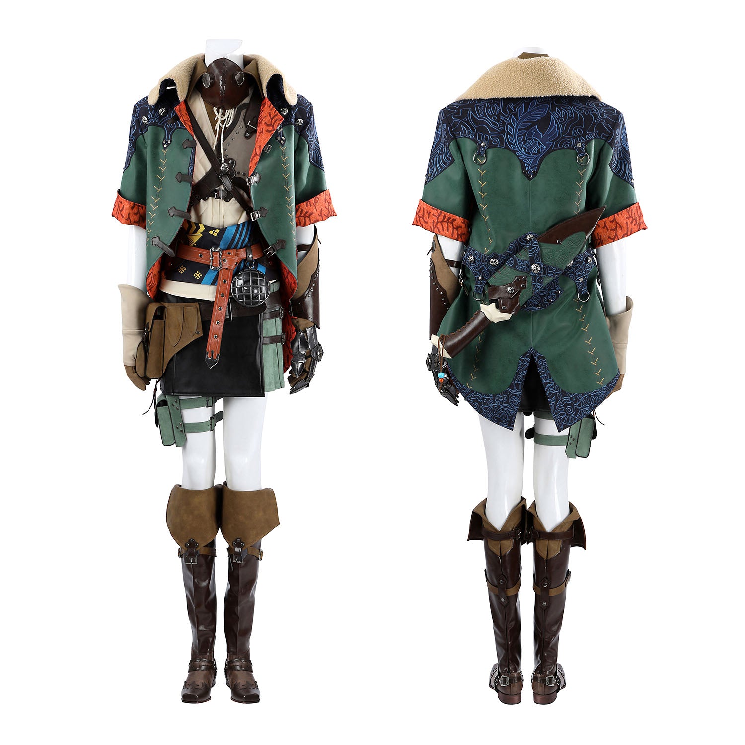 Monster Hunter Wilds Hope Armor Female Top Level Cosplay Costumes