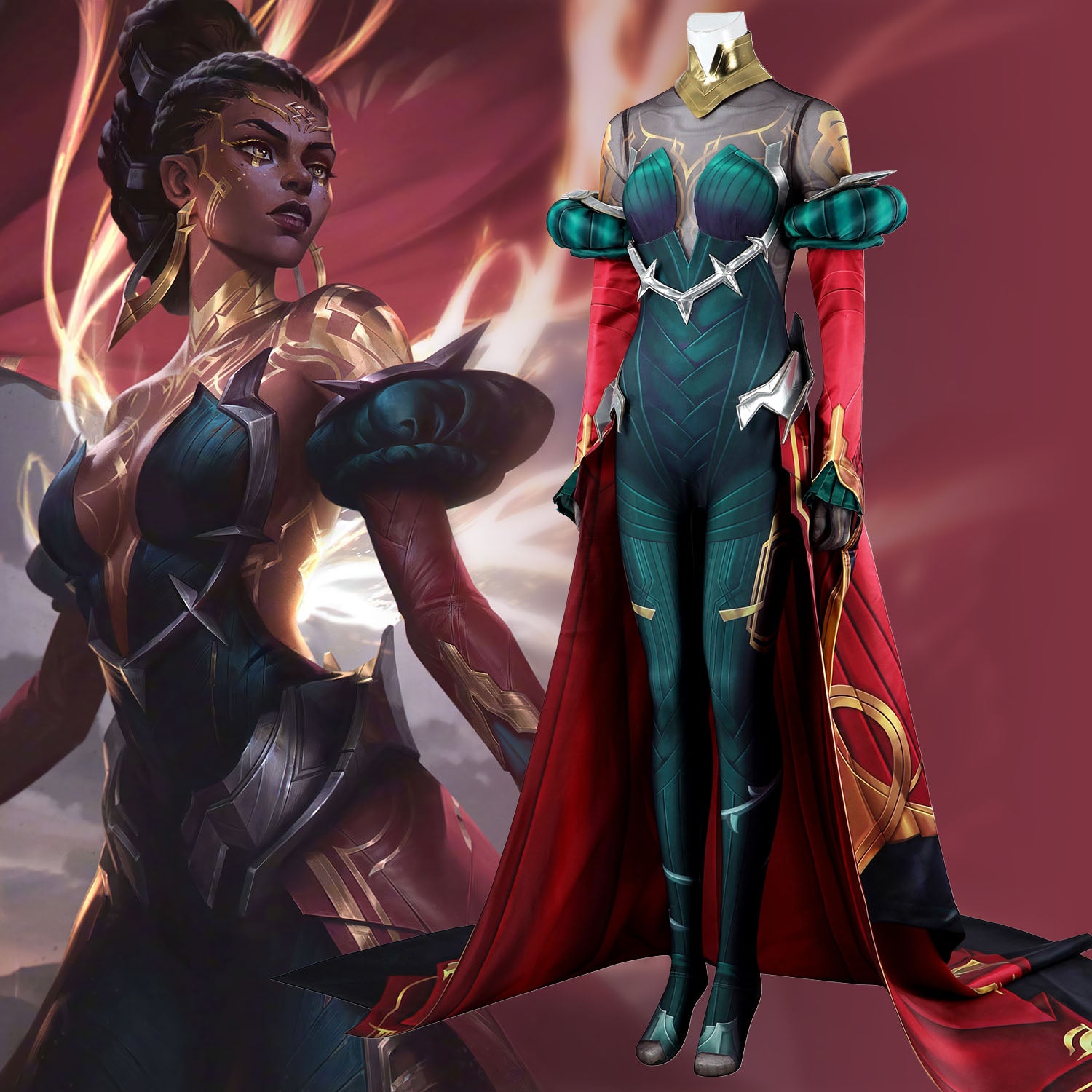 Game LOL Arcane 2 Mel Female Jumpsuit Full Set Cosplay Costumes