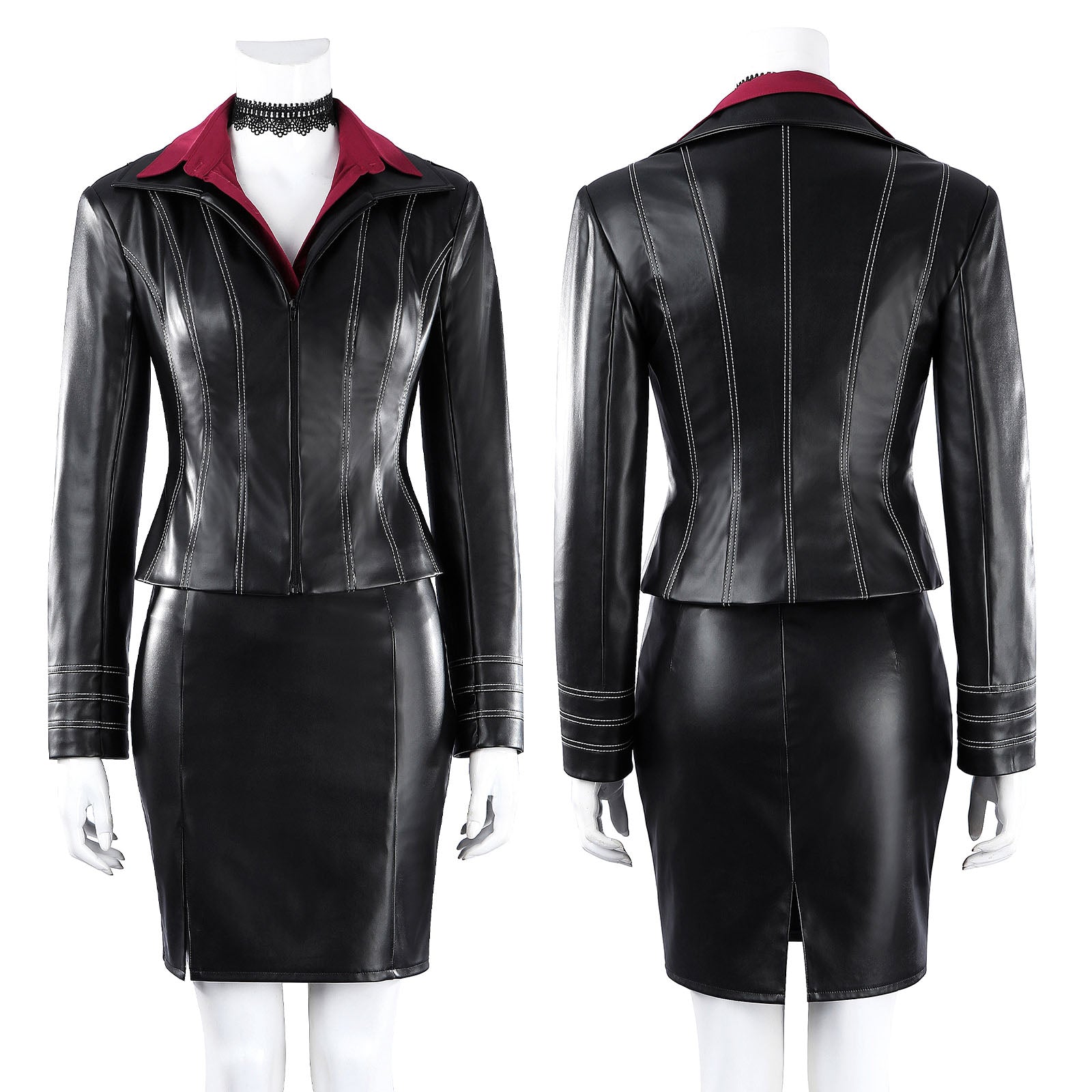 Resident Evil: Damnation Ada Wong Fullset Leather Cosplay Costumes