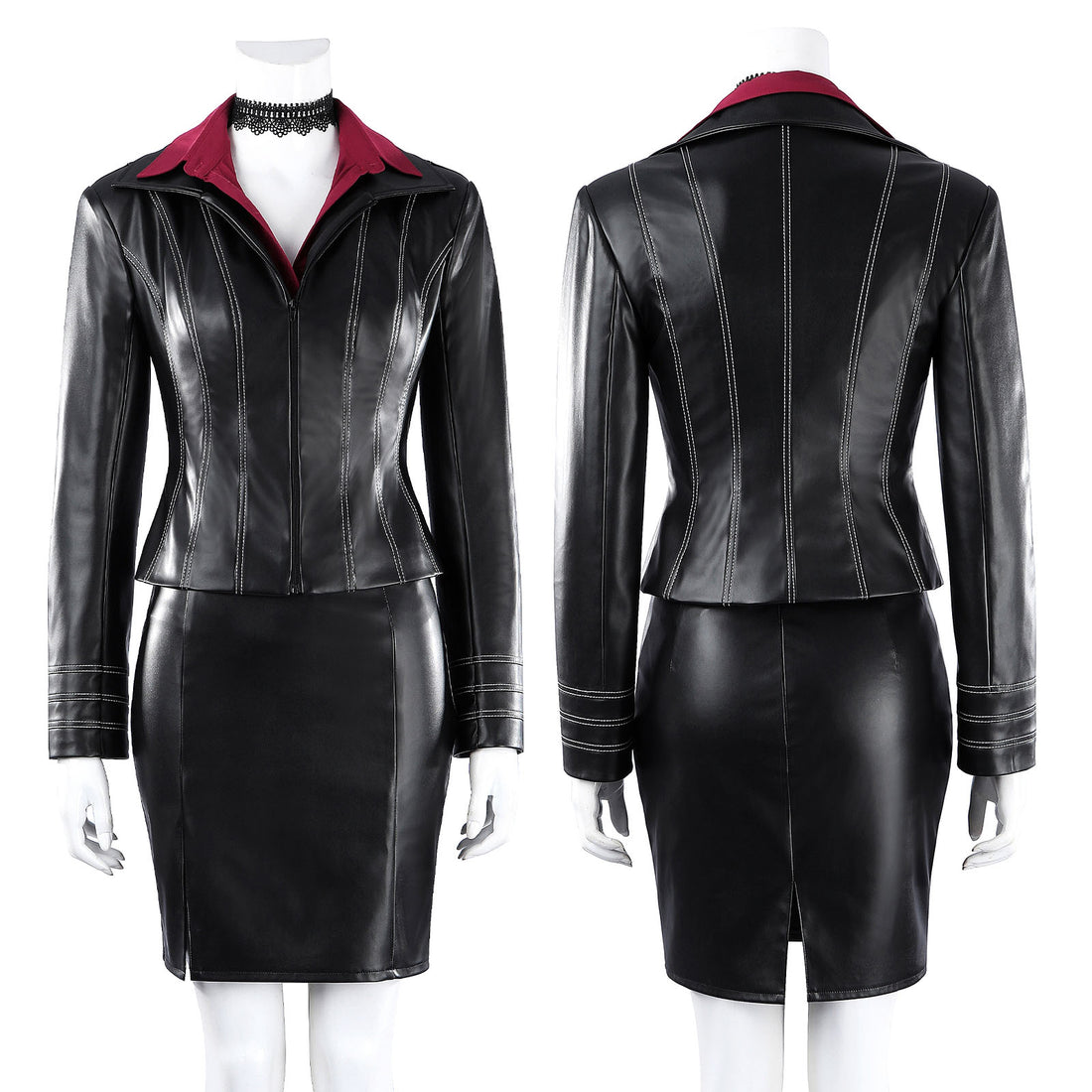 Resident Evil: Damnation Ada Wong Fullset Leather Cosplay Costumes