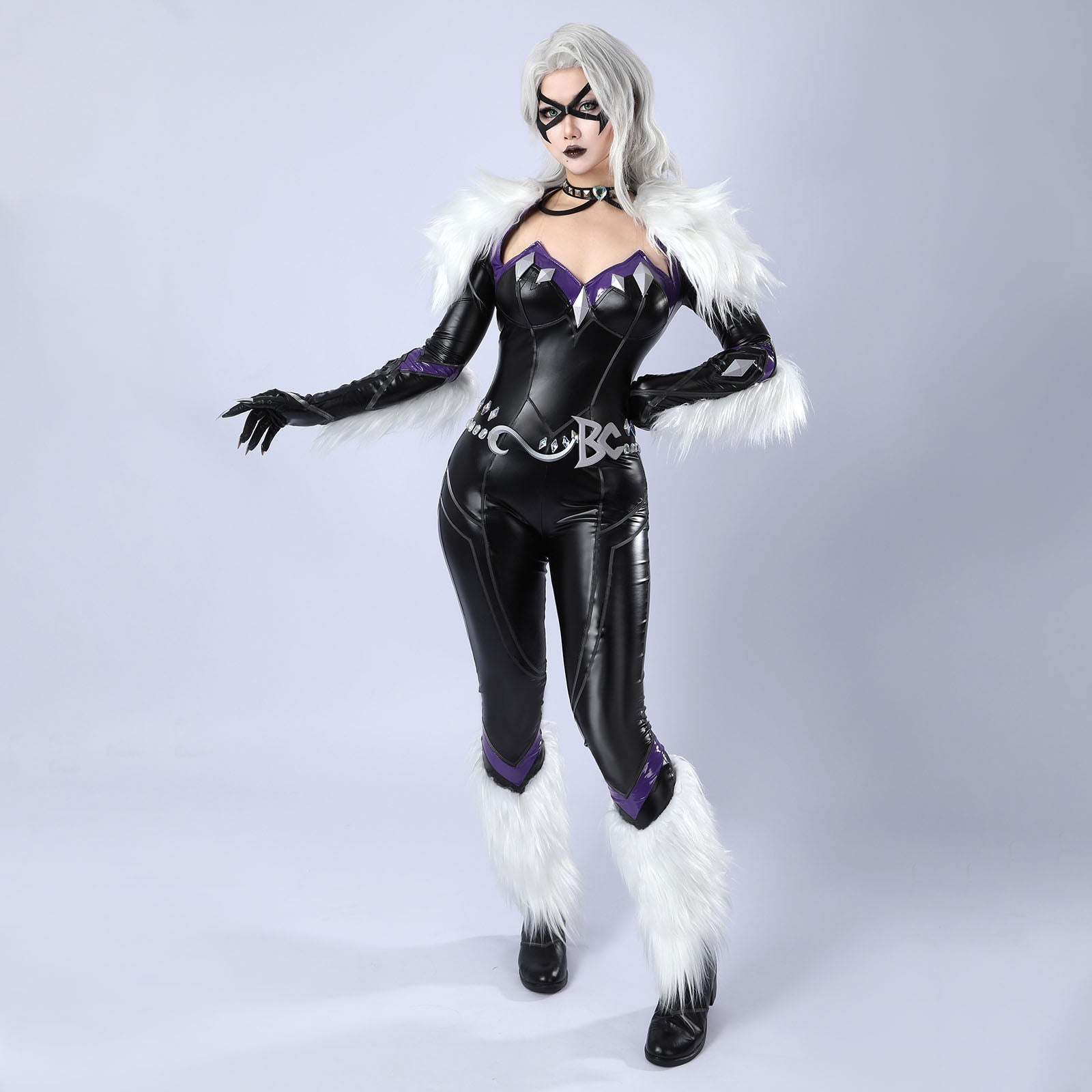 Marvel Rivals Black Cat Felicia Hardy Halloween Outfit Cosplay Costumes