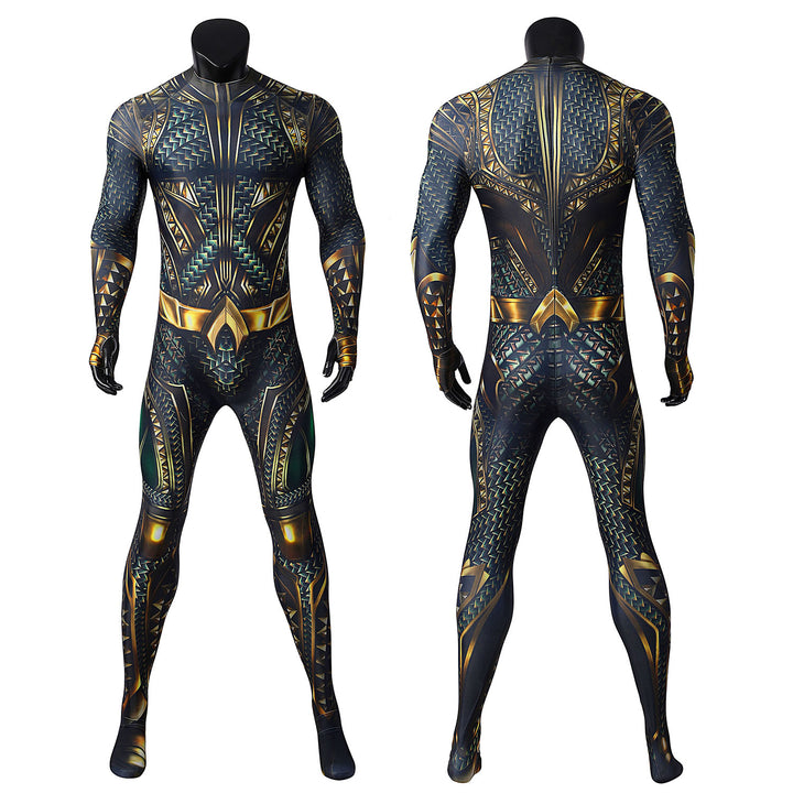 Aquaman And The Lost Kingdom Arthur Curry Male Jumpsuit Cosplay Costumes