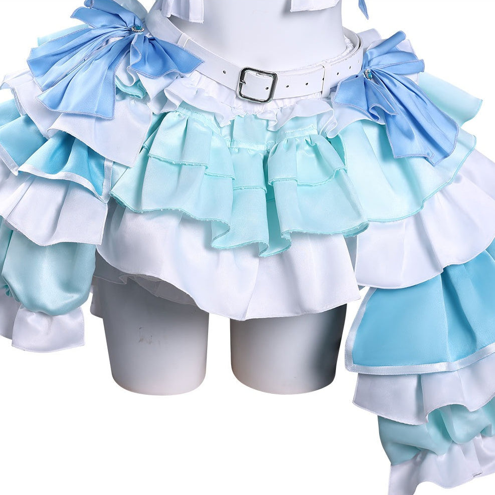 Puella Magi Madoka Magica Miki Sayaka Stage Outfit Cosplay Costumes