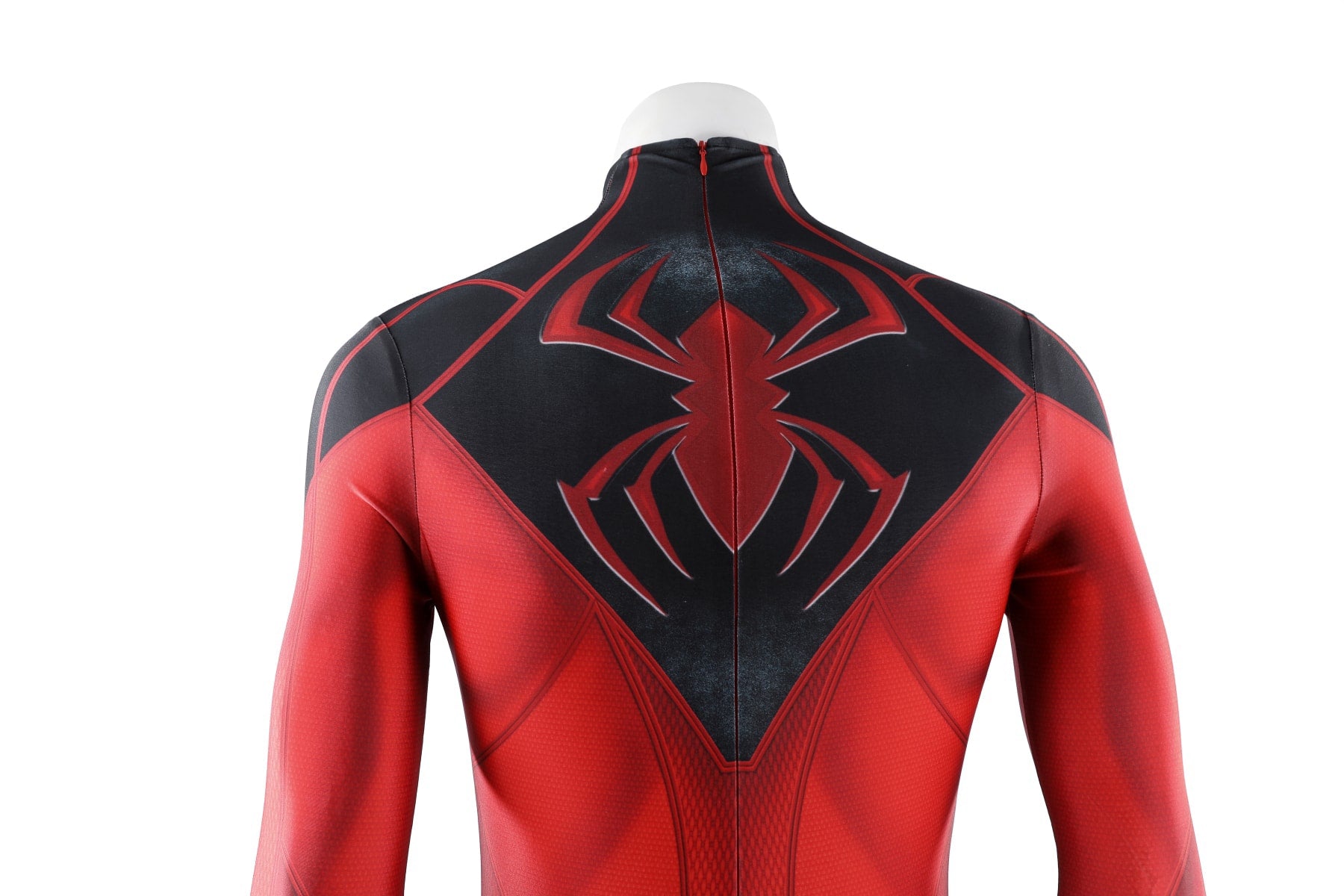 Spider-Man Scarlet Spider Cosplay Costumes Halloween Red Jumpsuit for Themed Party Outfit