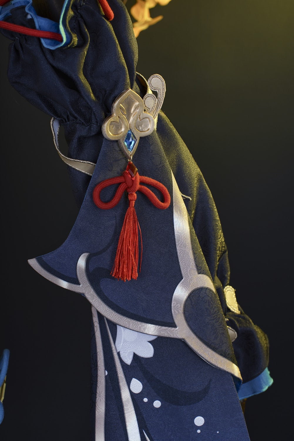 Genshin Impact Shenhe Frostflower Dew Qipao Cosplay Costumes