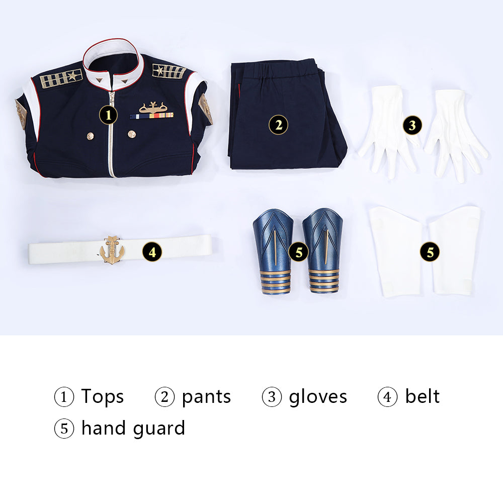 The Boys Vought Rising Torpedo 2027 Will Hochman Blue Cosplay Costumes Themed Party Outfits