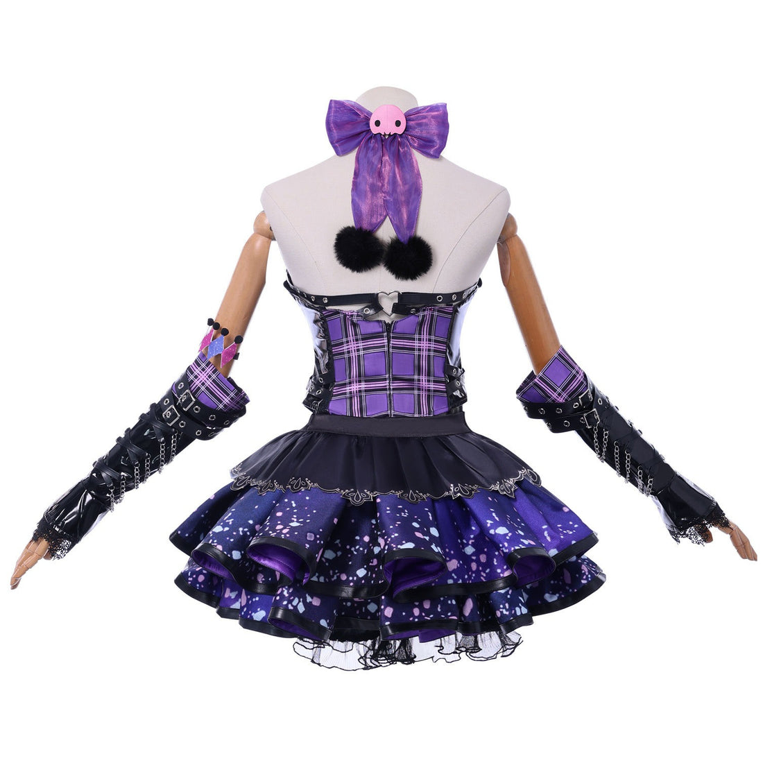 Naraka: Bladepoint Tessa X Kuromi Maid Outfit Cosplay Costumes